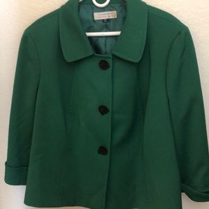 TAHARI GREEN BLAZER